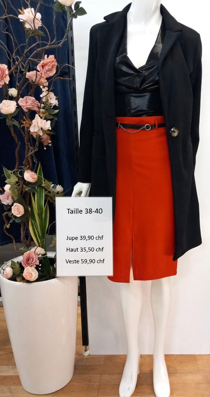 Sophistication Orange & Noir  !