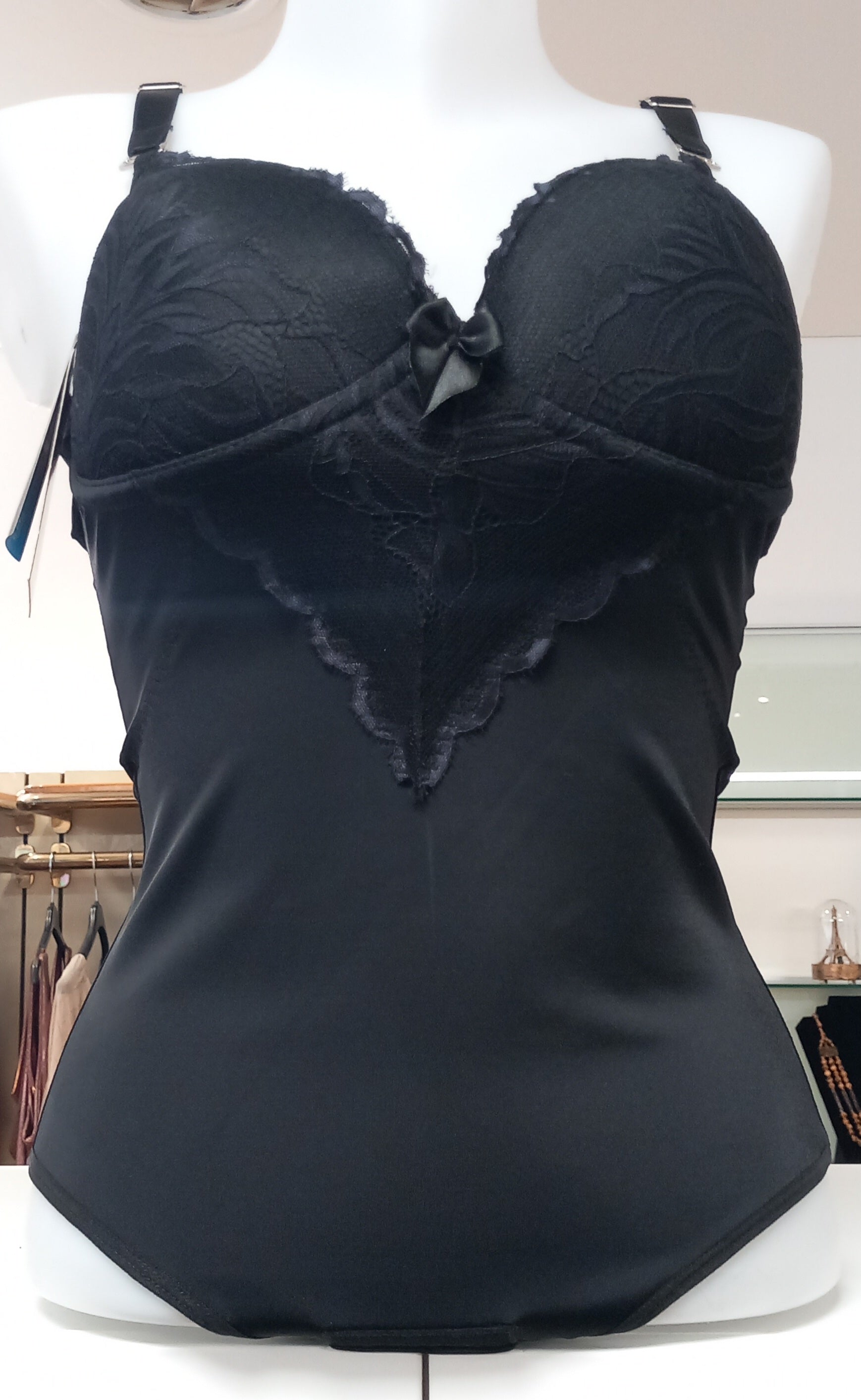 Body, dispo en taille S et XL - Body brésilien noir ultra gainant et sexy !